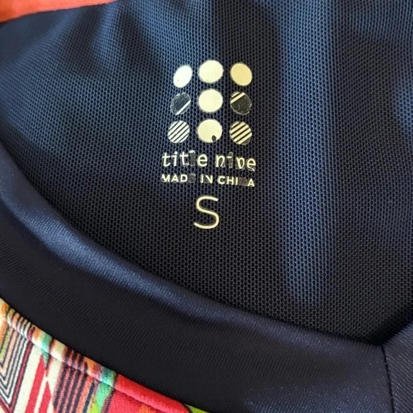 Title Nine Diamalete Chevron Athletic Golf Dress Size Small S - Picture 8 of 11